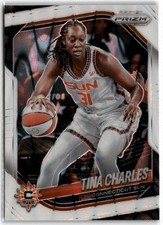 Panini 2025 Panini Prizm WNBA #3 Tina Charles White Seismic Prizms