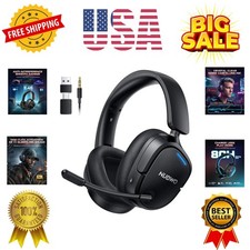 Wireless Gaming Headset for PS5, PS4, PC, Laptop, Mac, 3 in 1 Gaming Headphon...