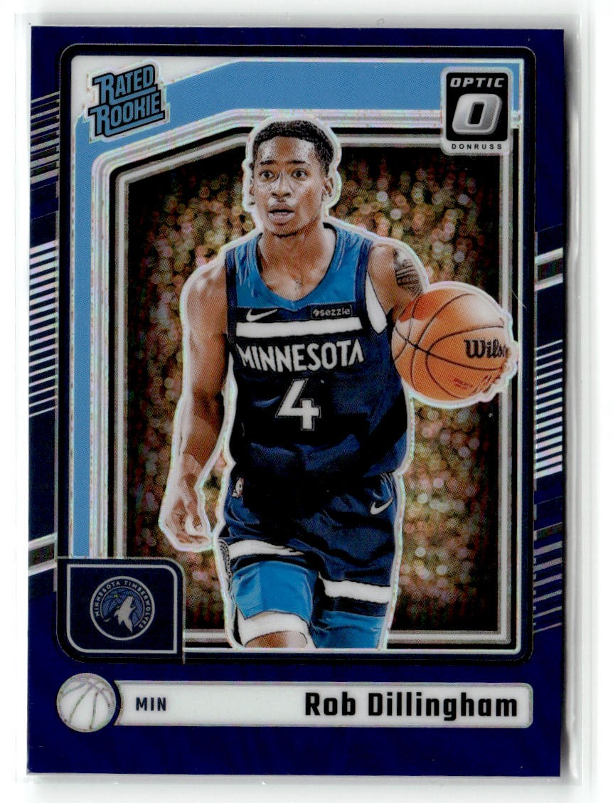 2024-25 Donruss Optic #259 Rob Dillingham Purple