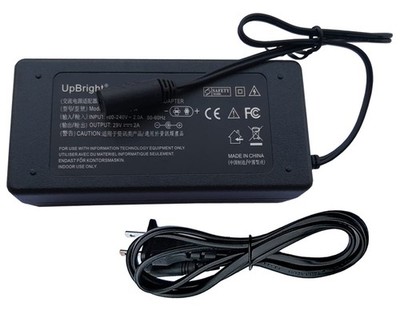 UpBright 2-Prong 29V AC/DC Adapter Compatible with GRP GS04502900200HU Black