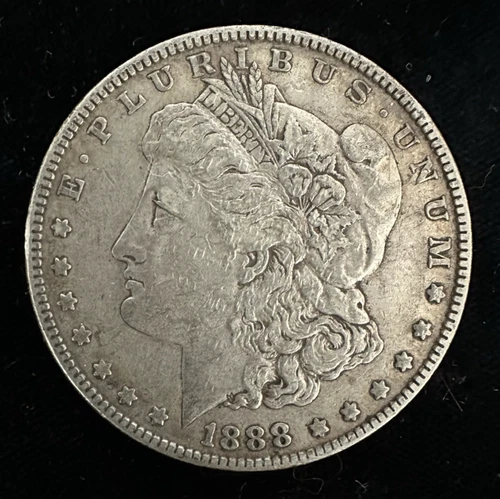 Morgan Dollar - 1888, Decent XF coin