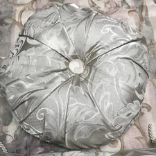 Designer bed pillow set of 2 One With Fringe Used With J Queen Bed