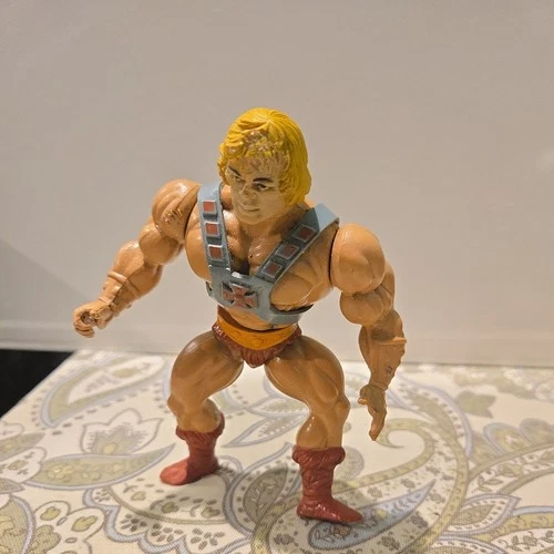 Motu He-man Masters of the Universe Vintage 1982 Mexico Soft Head