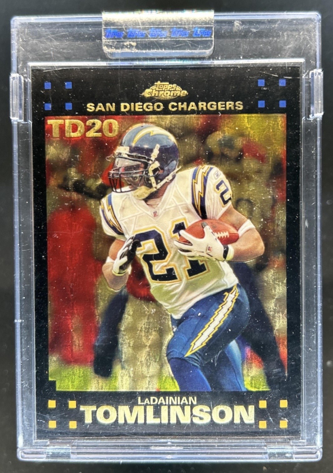 2007 Topps Chrome LaDainian Tomlinson Superfractor Uncirculated LT-20 #1/1
