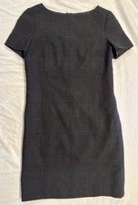 Tory Burch Gray Sheath Dress Minimalist Professional Business Wear 8 Old Money