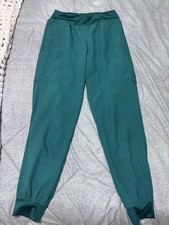 WonderWink Women s Green Jogger Scrubs Size S Regular Drawstring