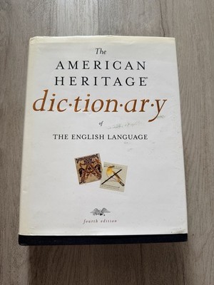 American Heritage Dictionary of the English Language 4th Ed Hardcover DJ