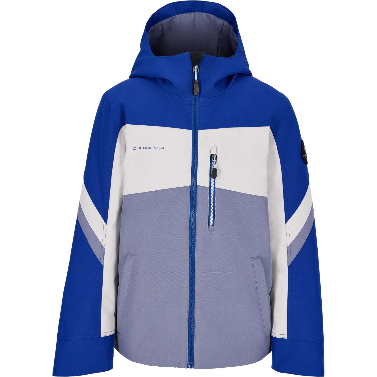 Boys' OBERMEYER Fleet Insulated Jacket - STEEL - 41103 - Snow Ski Coat