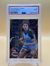 Angel Reese 2024 Panini Select En Fuego #8 Rookie Card, PSA 9