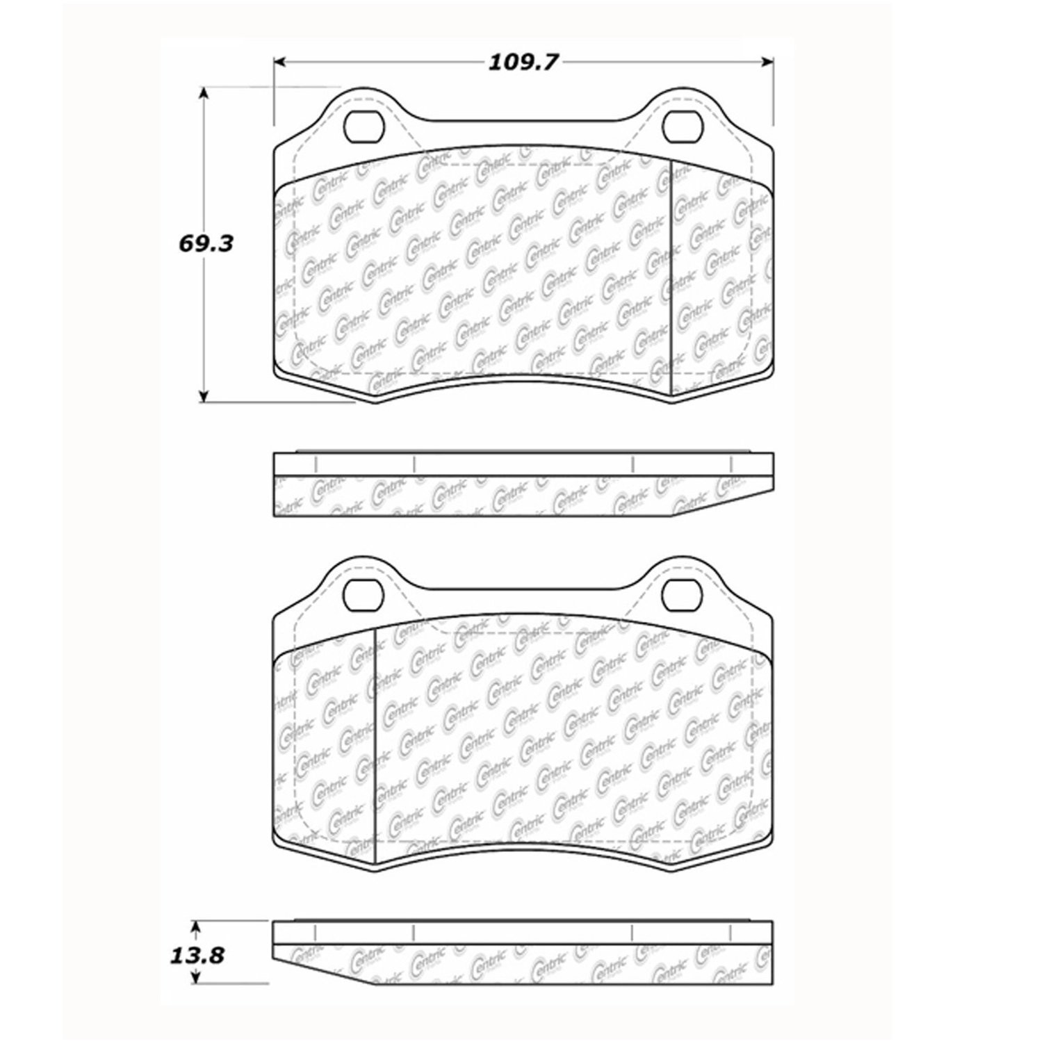 For 1997-2004 Lotus Esprit | Centric Front Disc Brake Pads | Fast Shipping