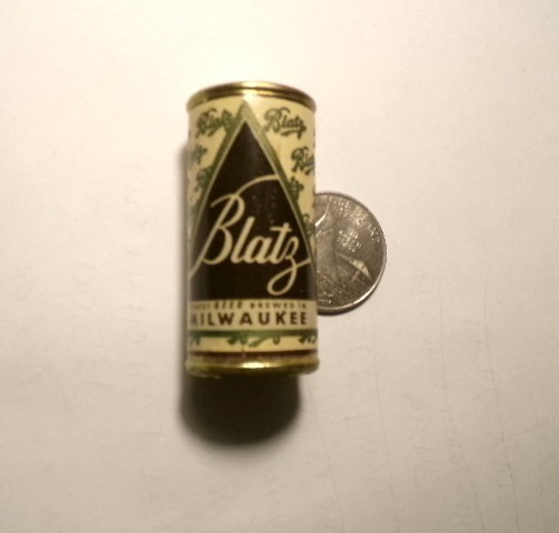 1950's BLATZ can shaped push button bottle opener