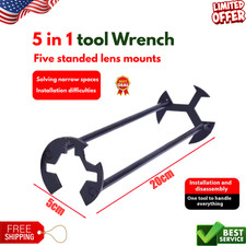 5-in-1 Sink Faucet Wrench Multifunction Plumbers Tool Under Sink Installer