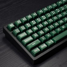 142 Keys SA Profile PBT Doubleshot Keycaps Green Translucent Keycap Set Fit for