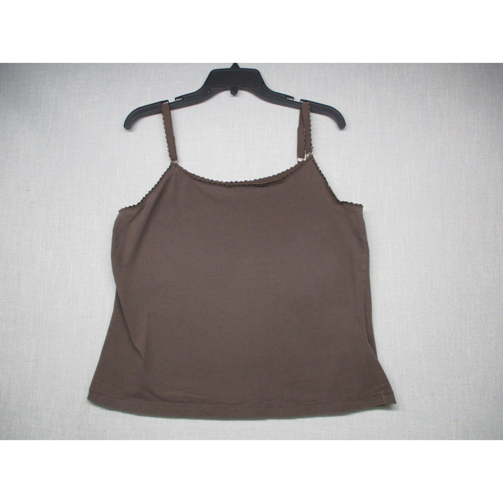 Avenue Brown Basic Essential Spaghetti Strap Stre… - image 1