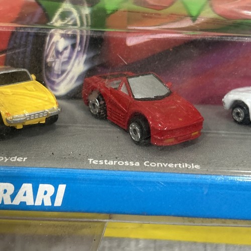 NEW 1994 GALOOB MICRO MACHINES #7 Ferrari MINIS Missing VTG Spyder Rare Sports - Picture 9 of 19