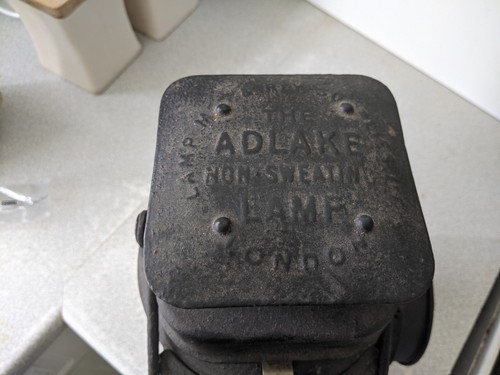 ANTIQUE / VINTAGE LMS RAILWAY ADLAKE NON SWEATING SIGNAL LIGHT / LAMP - Picture 12 of 20