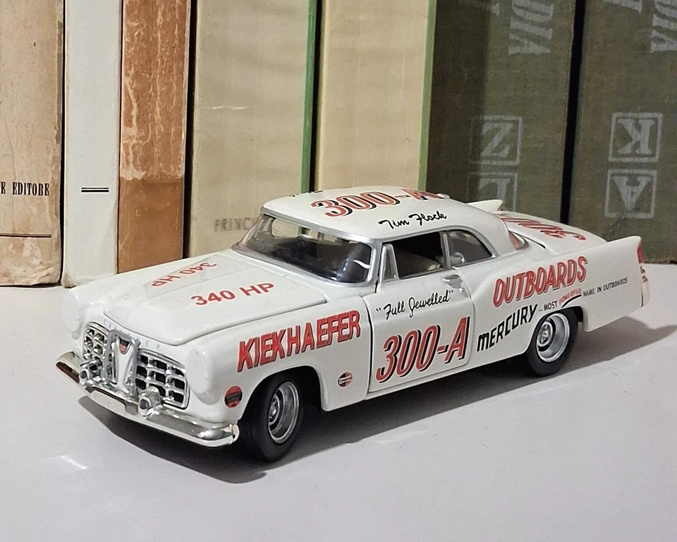 Johnny Lightnin Chrysler  300 C 1956 No Dinky Brooklin Minichamps 1/43  - Immagine 2 di 4