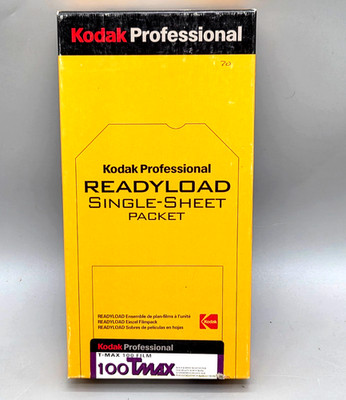 Kodak TMax 100 Readyload 20 SHEETS 4x5 Large Format Film -exp. 2010-STORED COLD