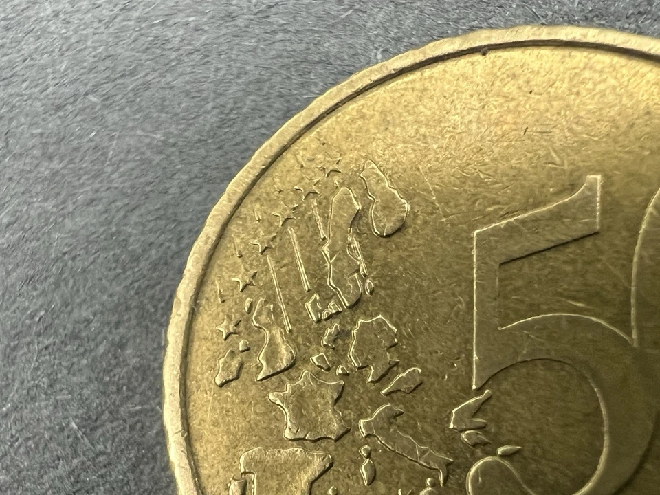 Moneda Portugal, 50 Centavos de Euro, 2002, "El segundo sello real de 1142" Foto 4 de 4