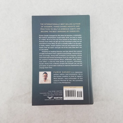 Hello, Habits: A Minimalist's Guide to a Better Life by Fumio Sasaki - NO MARKS - Imagen 2 de 8