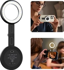 Magnetic Selfie Light - Magsafe Compatible LED Phone Light Included Sticky Ri...
