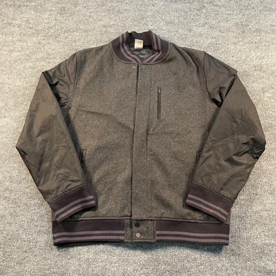Nike Sportswear Tech Wool Destroyer Varsity Bomber Jacket XL 25x29 Lined