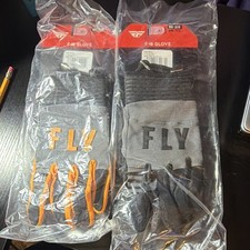 F-16 Gloves Dark Grey / Black Orange LG Men - LG/10 WMN - 2X/10