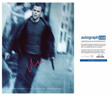 Matt Damon Signed The Bourne Ultimatum Jason Bourne AUTOGRAPH Signed 10x8” ACOA