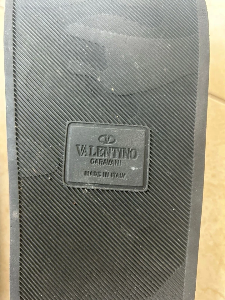 Valentino Rockstud Rubber Slipper Flip Flops Size 38 - Image 2 of 2