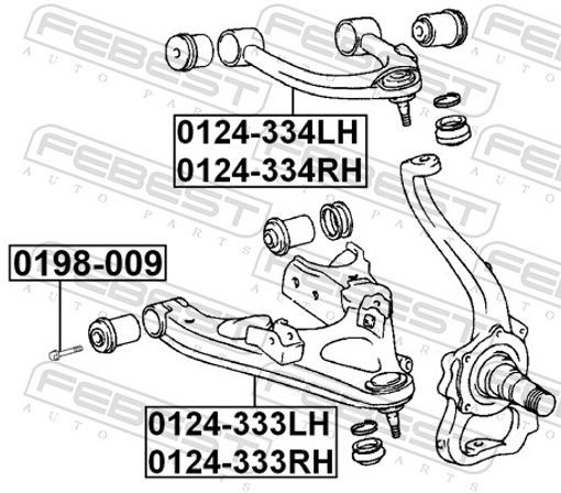 Fits FEBEST 0198-009 BOLT