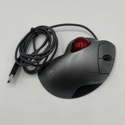 Logitech TrackMan Wheel Mouse USB Optical Trackball Silver T-BB18 Tested