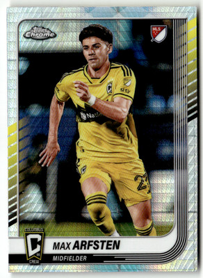 2025 Topps MLS Chrome No. 147 Max Arfsten Hyper Refractor