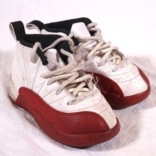 Nike Air Jordan 12 Retro Cherry Red White Toddler Shoes TD Size 8C 850000-116