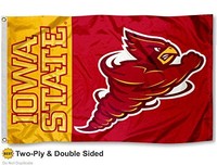 Iowa State Cyclones Double-sided 3x5 Flag, New, Free Shipping on sale Iowa State Cyclones Double-sided 3x5 Flag, New, Free Shipping on sale