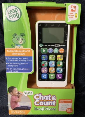 LeapFrog Chat and Count Emoji Phone Fun Learning for Kids Smart Phone New