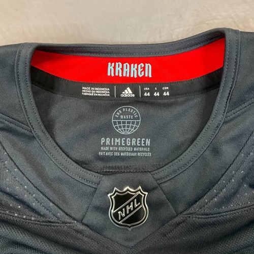 New adidas Seattle Kraken Home Authentic NHL SEWN Jersey 44 $180 RARE - Picture 4 of 13
