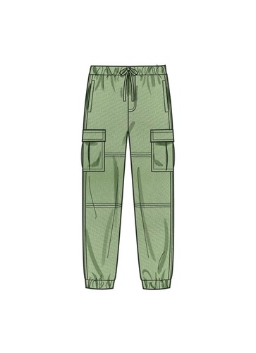 SIMPLICITY 9864 GIRLS BOYS SHIRT CARGO PANTS Sewing Pattern Sizes 7-14 AVERAGE - Picture 9 of 9