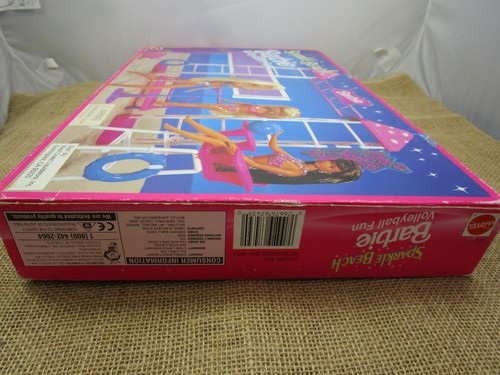 Sparkle Beach Barbie Volleyball Fun 1995 Mattel Arcotoys NEW! - Picture 6 of 12
