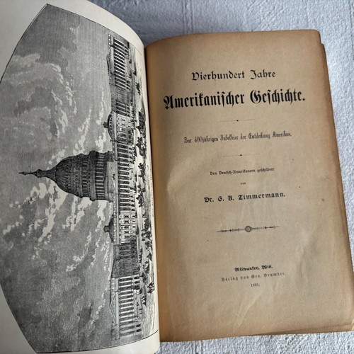 400 Years of American History 1492-1892 in German Vierhundert Jahre - Picture 8 of 18