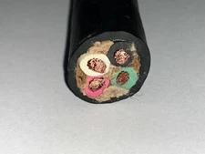 100 FT 10/4 SJOOW SJ SJO SJOW BLACK RUBBER CORD EXTENSION WIRE/CABLE