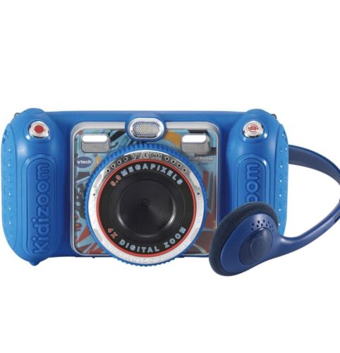 VTech KidiZoom Duo Pro 2,0MP Digitalkamera inkl. Kopfhörer - Blau (520096) - Afbeelding 1 van 3