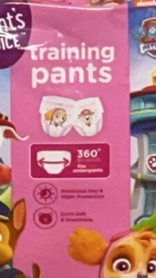 Parent's Choice Training Pants for Girls Paw Patrol 24 Count 2T 3T  Nickelodeon
