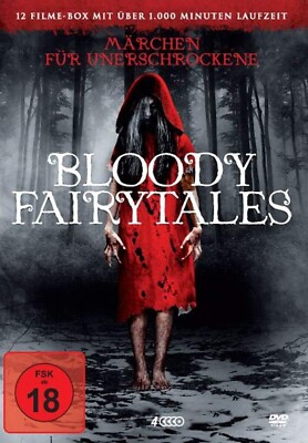Bloody Fairytales Box - 12 Horrorfilme  Auf 4 DVDs NEU/OVP Über 1000 Minuten