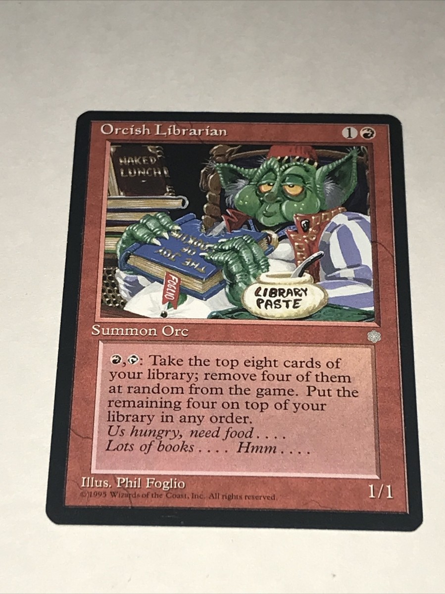 MTG Ice Age --- ORCISH LIBRARIAN --- RARE! NM! Magic the Gathering