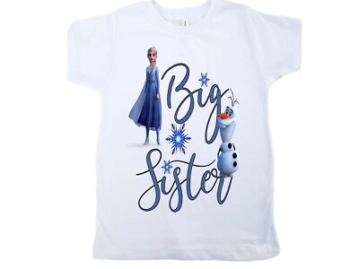 Big Sister Elsa girls shirt Girl Big Sister shirt Frozen Elsa Big Sister  shirt