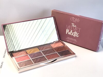 Ciate London Velvet Eyeshadow Palette - 12 Shades - Full Size NIB