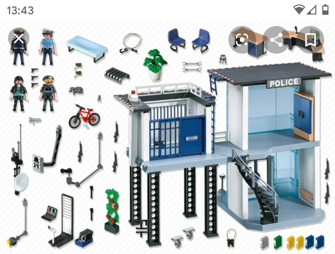 Playmobil police department discount