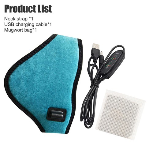 Electric Heat Wrap Heating Pad Neck Shoulder Warmer Pain Relief Brace - Picture 14 of 15