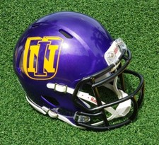 NORTHERN IOWA PANTHERS 2001 FOOTBALL MINI HELMET, OTHER ERA VERSIONS TOO