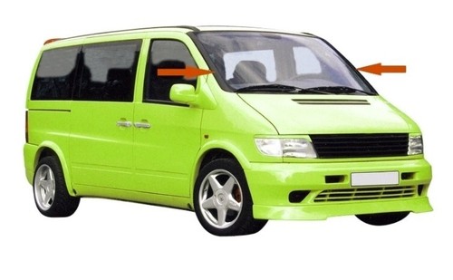 Marco de parabrisas + clips para Mercedes Clase V W638/2 6386980079-638698017 - Imagen 4 de 4